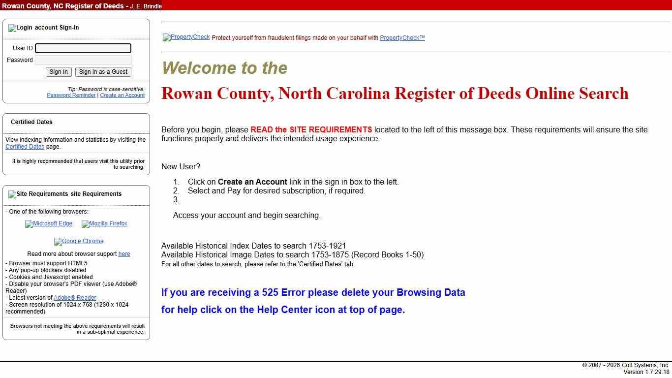 eSearch Account Sign In